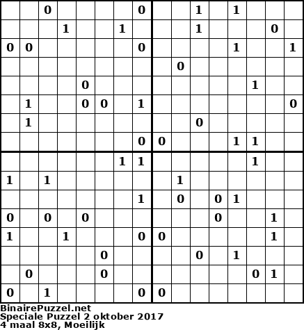 Binaire Puzzel