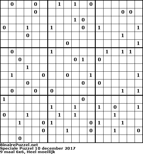 Binaire Puzzel