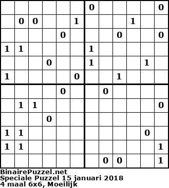 Binaire Puzzel