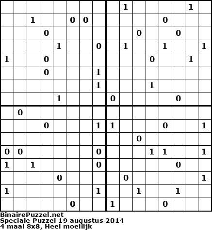 Binaire Puzzel