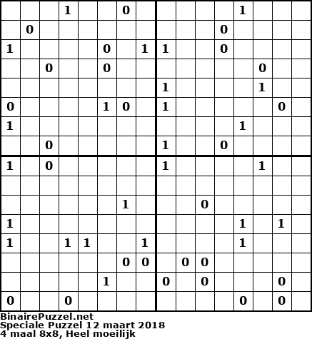 Binaire Puzzel