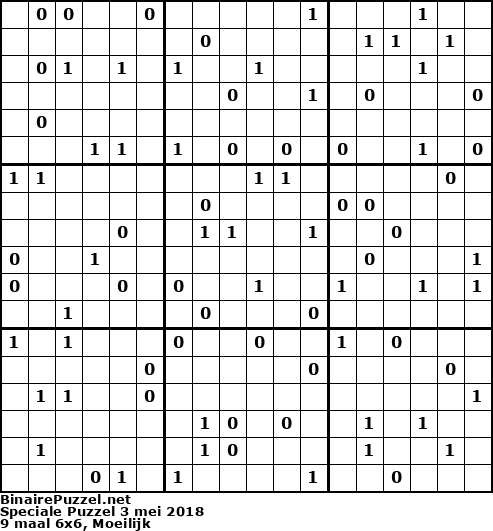Binaire Puzzel