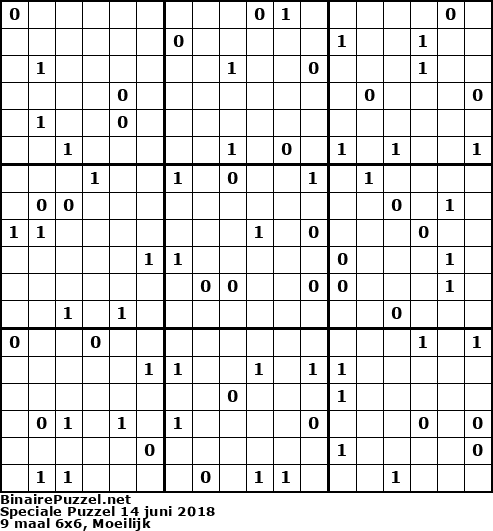 Binaire Puzzel