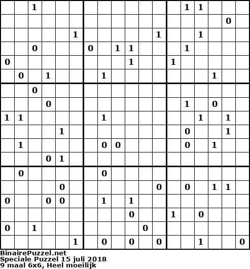 Binaire Puzzel
