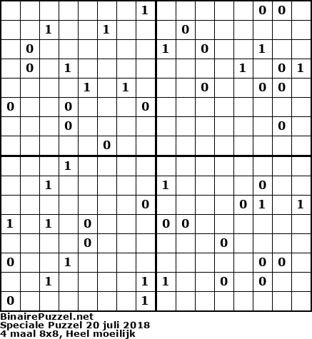 Binaire Puzzel