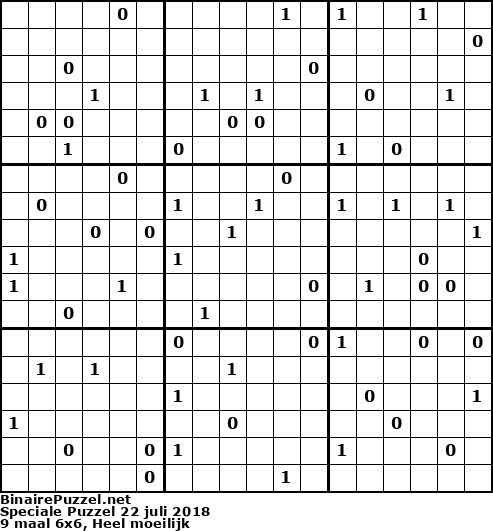 Binaire Puzzel