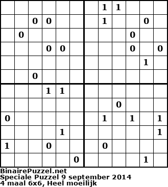 Binaire Puzzel
