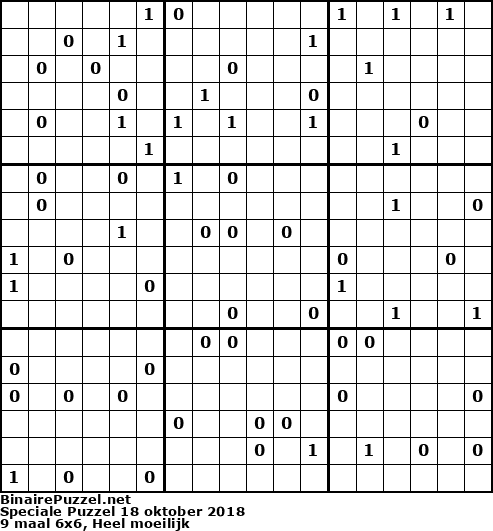 Binaire Puzzel