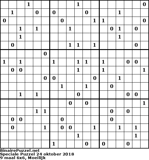 Binaire Puzzel