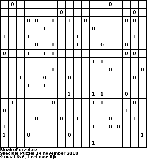 Binaire Puzzel