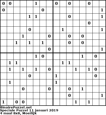 Binaire Puzzel