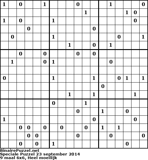Binaire Puzzel