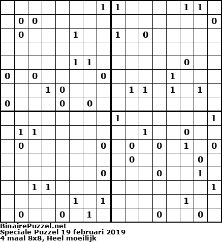 Binaire Puzzel