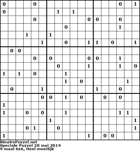 Binaire Puzzel