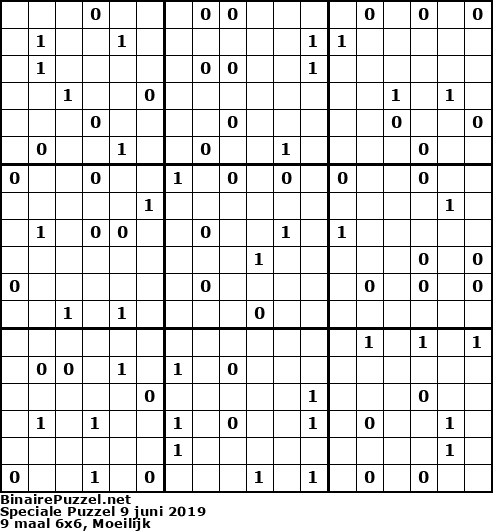 Binaire Puzzel