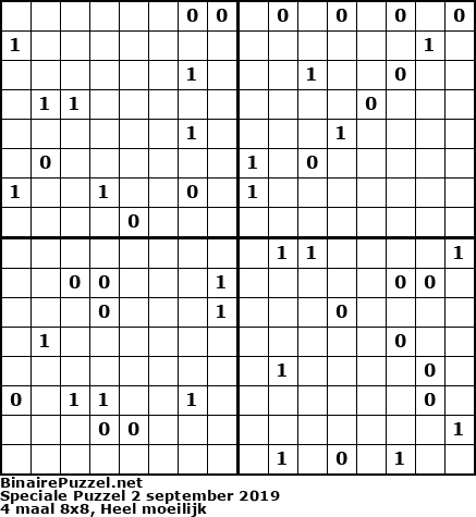 Binaire Puzzel