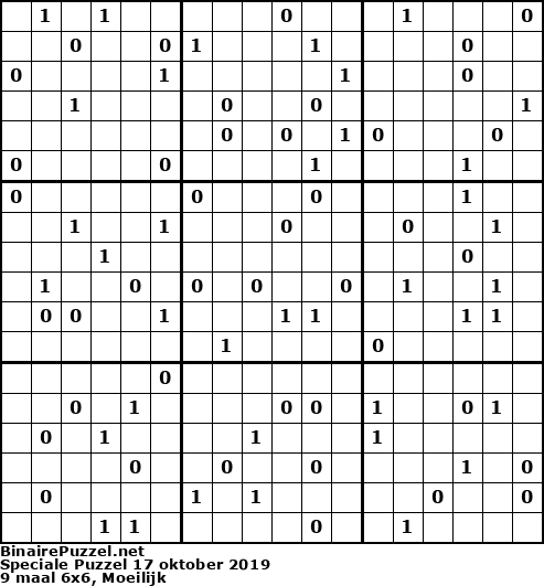 Binaire Puzzel