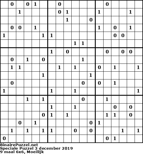 Binaire Puzzel