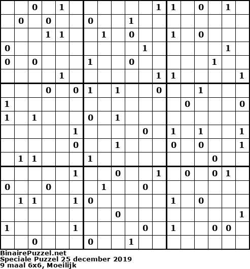 Binaire Puzzel