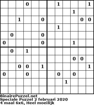 Binaire Puzzel