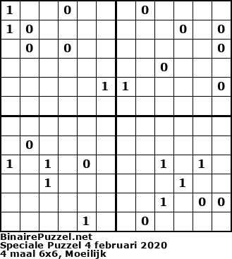 Binaire Puzzel