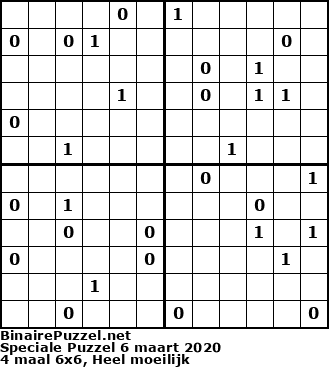 Binaire Puzzel