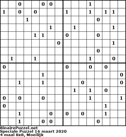 Binaire Puzzel