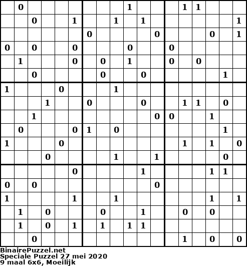 Binaire Puzzel