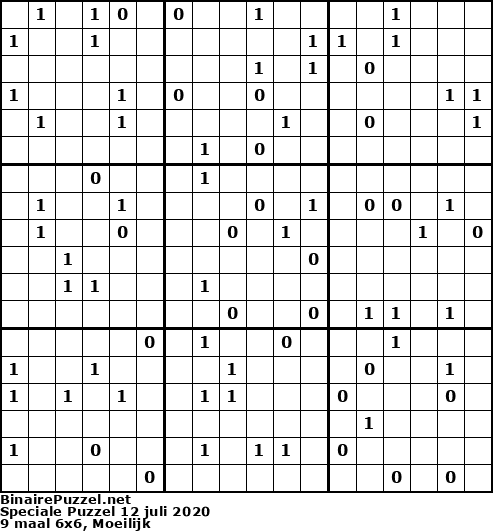 Binaire Puzzel