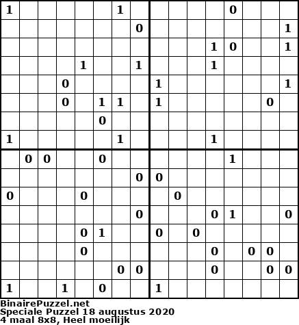Binaire Puzzel