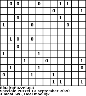 Binaire Puzzel
