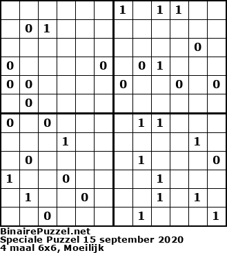 Binaire Puzzel