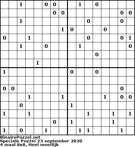 Binaire Puzzel