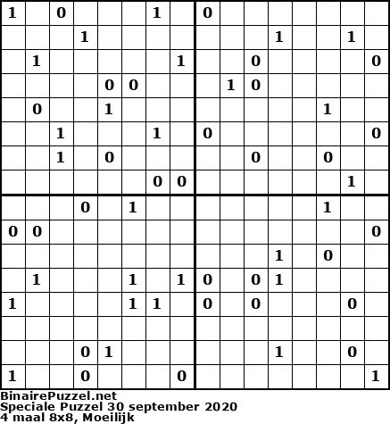 Binaire Puzzel