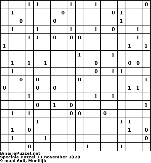 Binaire Puzzel