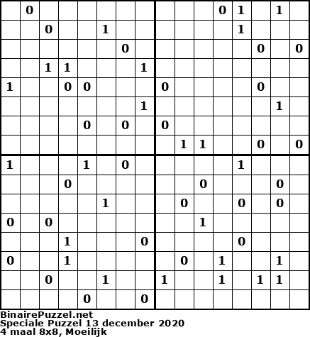 Binaire Puzzel