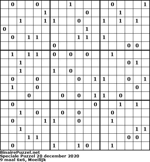 Binaire Puzzel