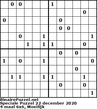 Binaire Puzzel