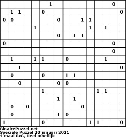 Binaire Puzzel