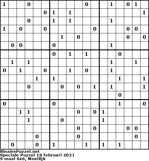 Binaire Puzzel