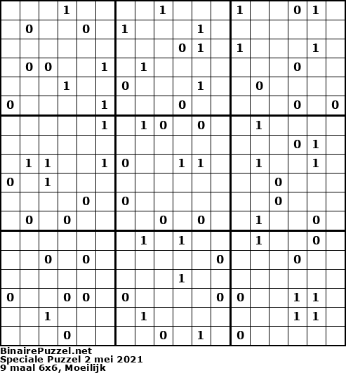 Binaire Puzzel