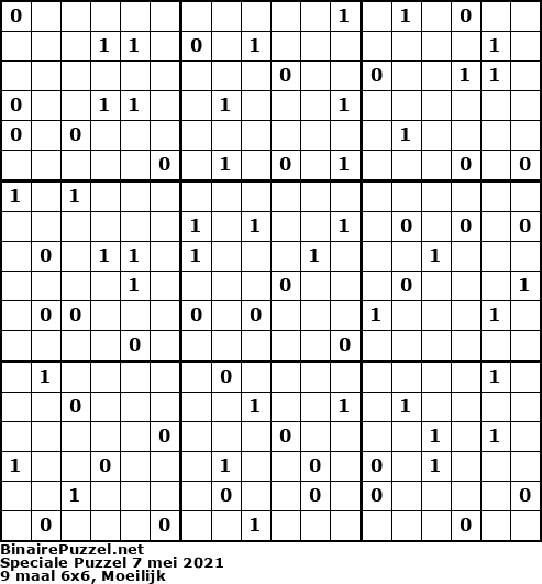 Binaire Puzzel