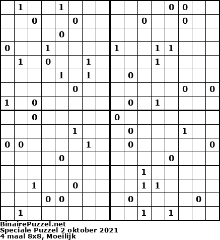 Binaire Puzzel
