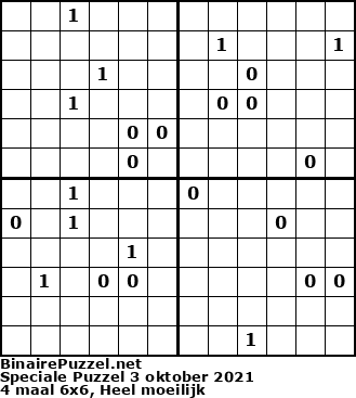 Binaire Puzzel