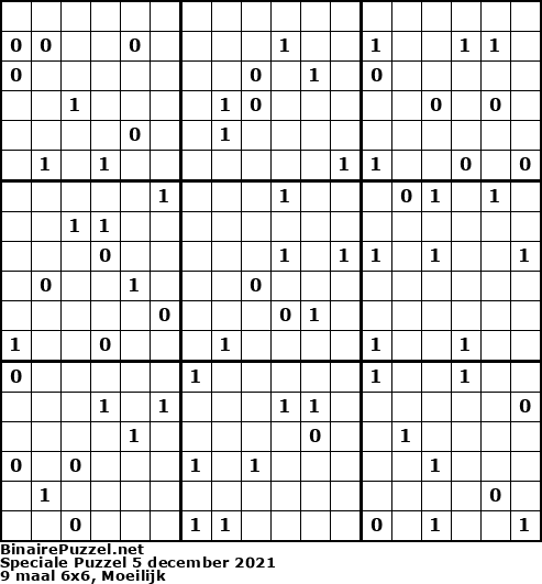 Binaire Puzzel