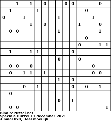 Binaire Puzzel