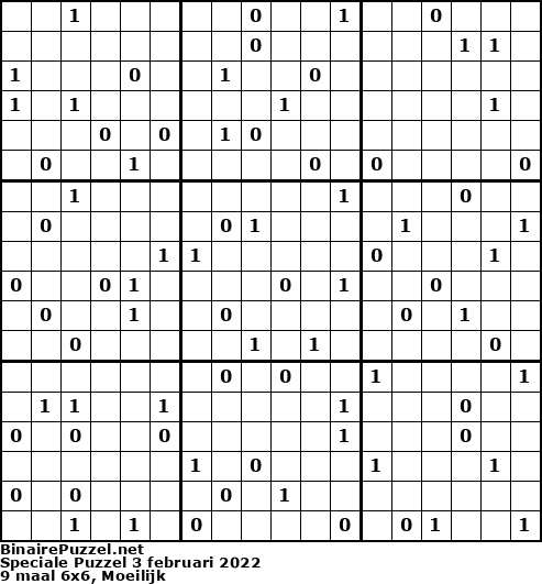 Binaire Puzzel