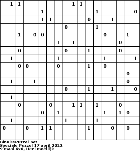 Binaire Puzzel