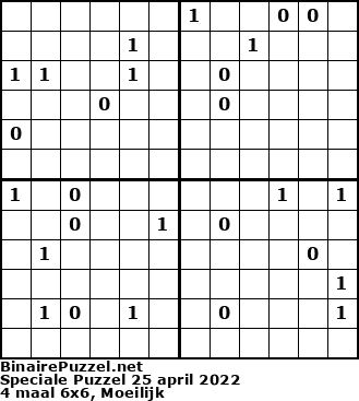 Binaire Puzzel