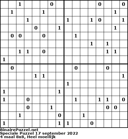 Binaire Puzzel